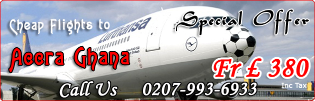 Flights to Accra