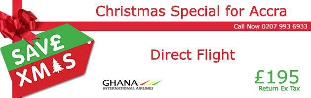 Flights to Accra